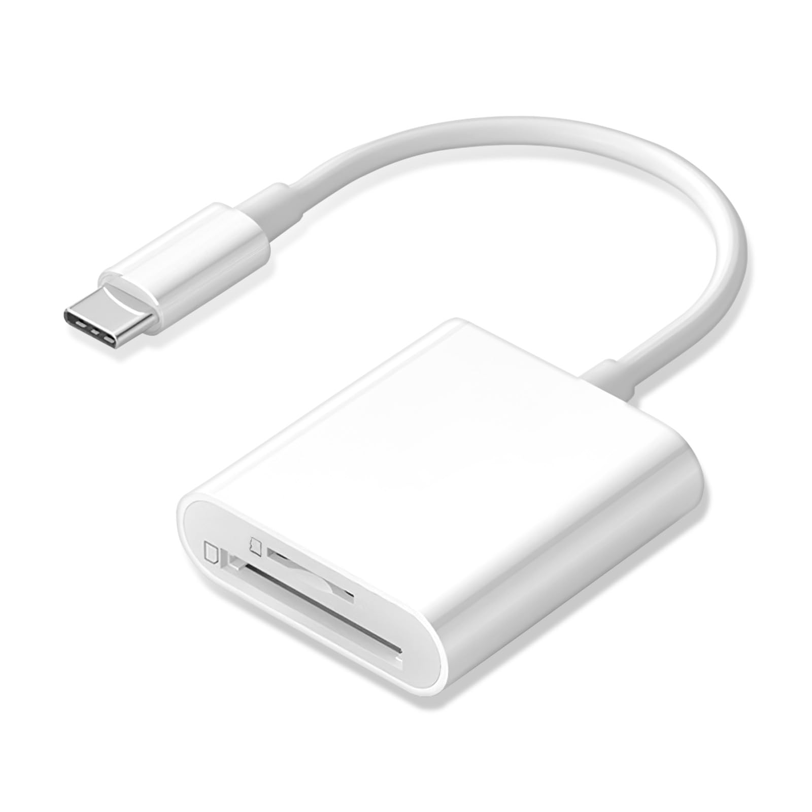 La Brodée USB C SD Card Reader for iPhone, Dual Slot Memory Card Reader | Trail 