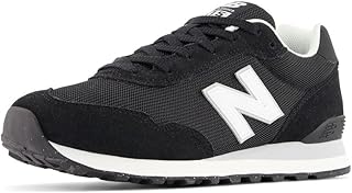 New Balance 515, Scarpe da Ginnastica Uomo, Nero (Black/White/Aluminum Grey), 42.5 EU