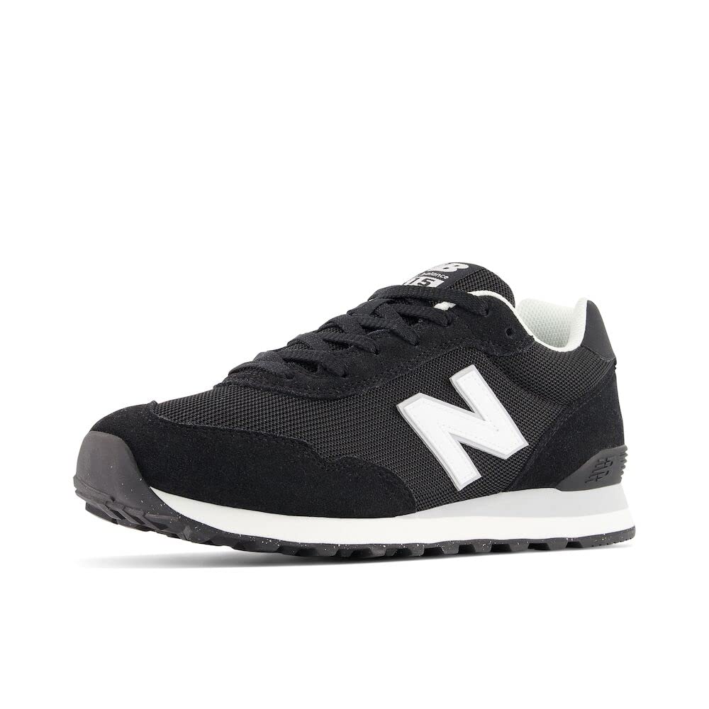New Balance 515, Scarpe da Ginnastica Uomo, Nero (Black/White/Aluminum Grey), 42