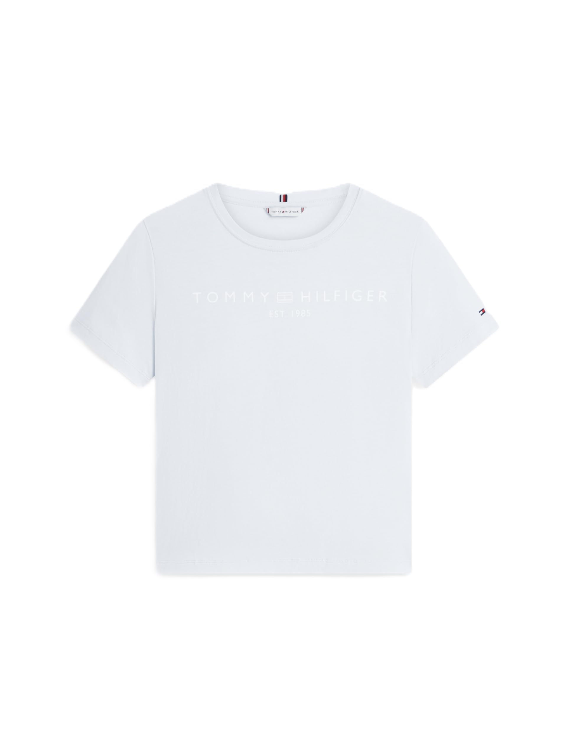 Tommy Hilfiger Women's Short-Sleeved T-Shirt New Crew Neck Tee Slim Fit