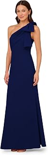 Adrianna Papell Women's Stretch Crepe Long Dress Special Occasion Dress