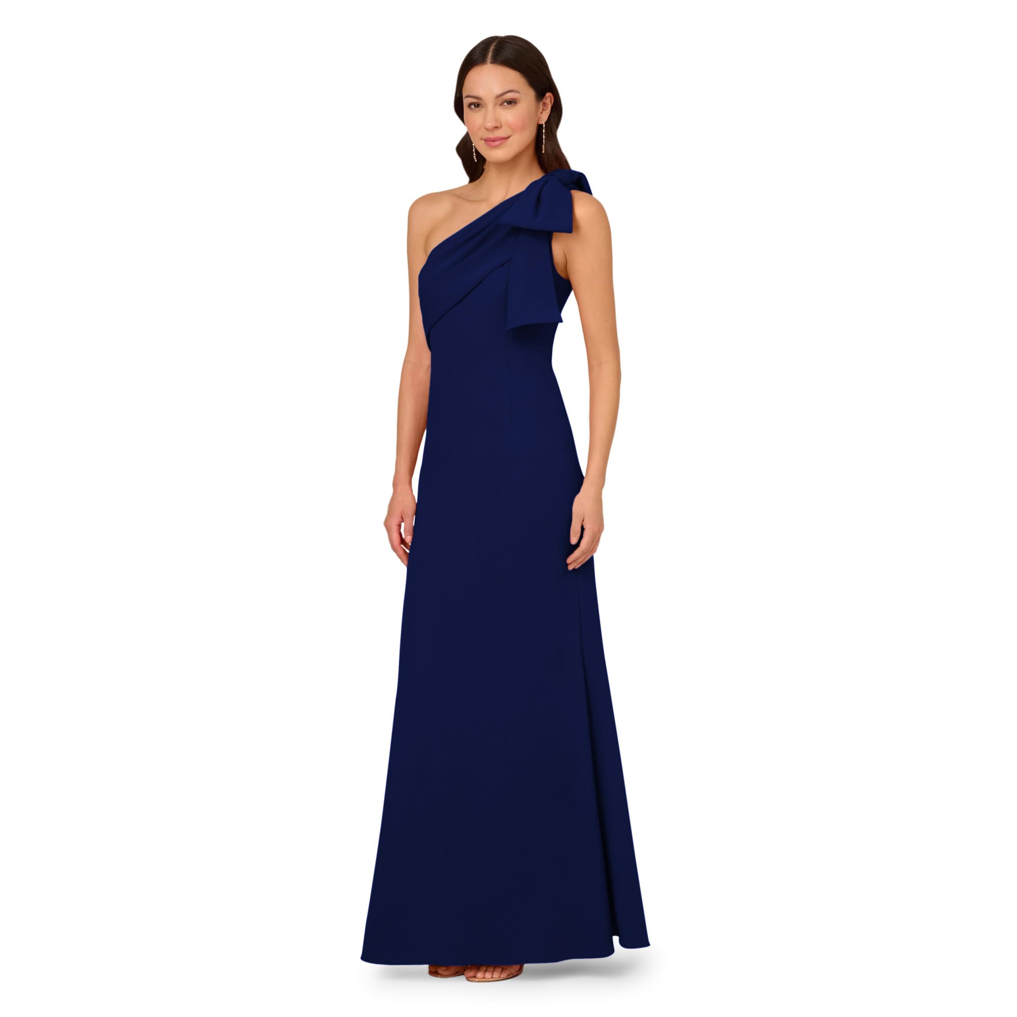 Adrianna Papell Women's Stretch Crepe Long Dress Special Occasion Dress