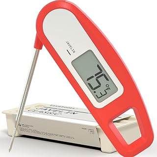 Lavatools Javelin® Ultra-Fast 2-Second Digital Instant Read Meat Thermometer for Cooking, 2.75" Probe, Compact Foldable Design, Large Display, Splash Resistant – Sambal