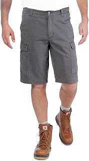 Carhartt - Rugged Flex® Cotton Canvas Cargo Shorts, Relaxed Fit, Men's Cargo Shorts