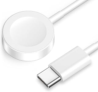 𝟐𝟎𝟐𝟔 𝐔𝐩𝐠𝐫𝐚𝐝𝐞𝐝 USB C for Apple Watch Charger Magnetic Charging Cable Portable Wireless Charging Compatible with iWatch Series 11/10/9/8/7/6/5/4/3/2 Ultra 3/SE White