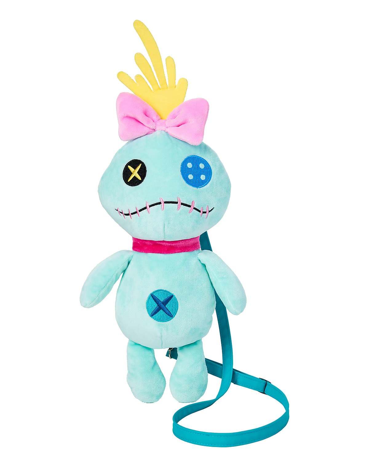 Spirit Halloween Scrump Plush Crossbody Bag - Lilo & Stitch, Unisex Adult, Child