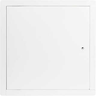 Linhdor Nova 8000 Fire-Rated Access Door, 2-Hr Wall/1-Hr Ceiling, Flush Steel Panel, Insulated, UV & Salt Spray Rated, Interior Latch, Commercial Grade, Made in USA
