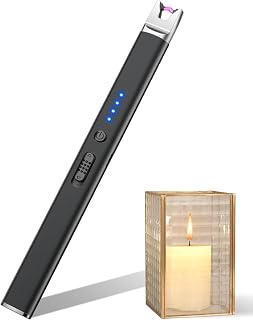 Electric Candle Lighter USB C Rechargeable BBQ Lighter Long Reach, Electronic Arc Plasma Lighter for Candles, Grill Stove, Barbeque