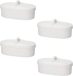 ZaKaBox Replacement Water Filter Cartridge for Waterdrop WD-PF-01A Plus | Compatible with WD-WFD-24/40, WD-PT-04/05/07, 5-Stage Pitcher Filter with Coconut Carbon & Carbon Fiber, 4 Pack