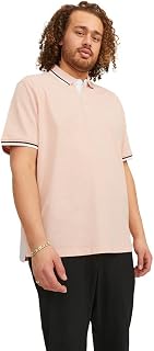JACK & JONES Male Plus Size Polo Shirt Classic