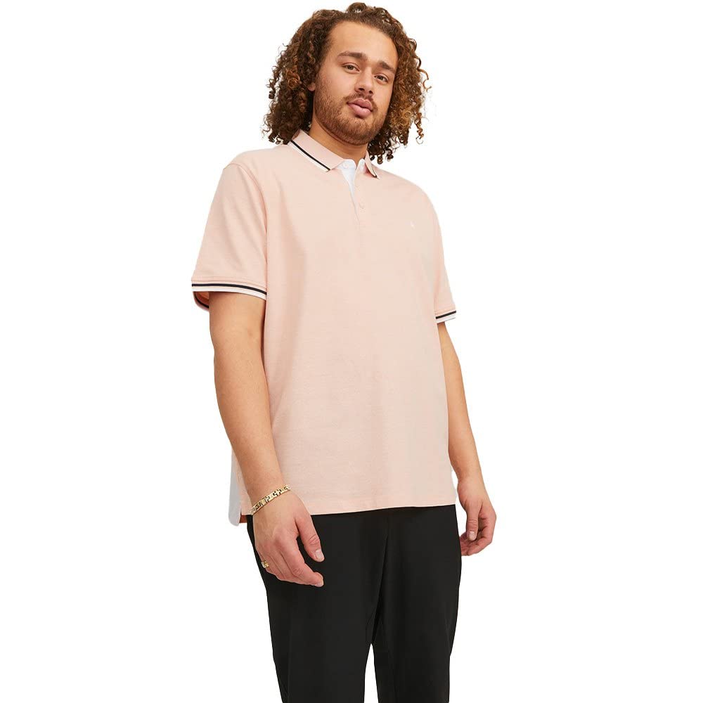 JACK & JONES Male Plus Size Polo Shirt Classic