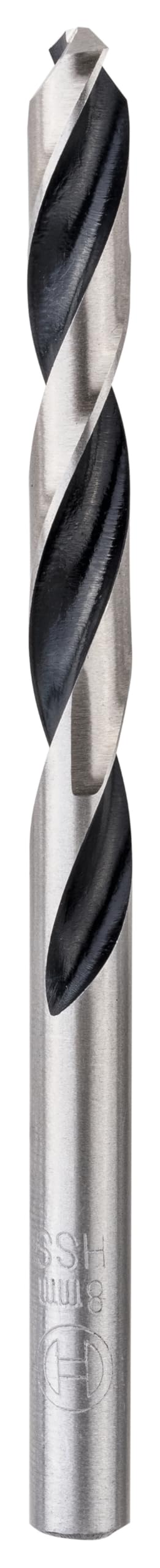 Bosch 1x Metal HSS Twist Drill Bit with Cylindrical Shank | for Steel, Non-ferro
