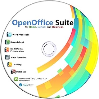 Open Office 2019 Software Suite for Home Student and Business, Compatible with Microsoft Office Word Excel PowerPoint for Windows 10 8 7 powered by Apache