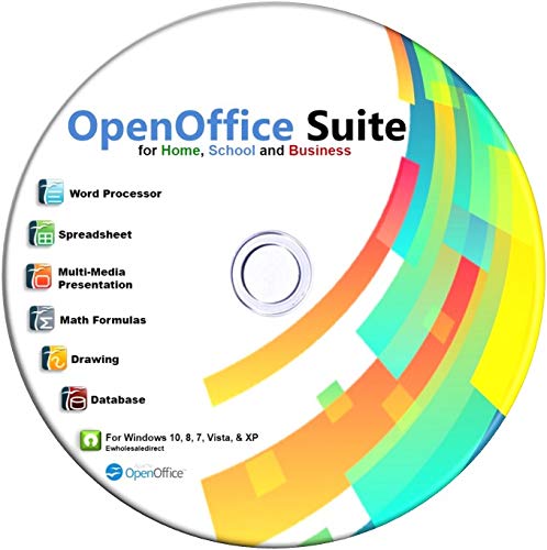 Open Office 2019 Software Suite for Home Student and Business, Compatible with M