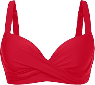 Women's Underwired Bikini Top - Padded Push-up Bikini Top