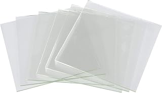 System 96 COE 96 Clear Fusing Glass Squares - 6 Pack (4x4)