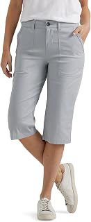 Lee Ultra Luxurious Comfortable Capri Pants with Flexible Utility Skimmer for Women