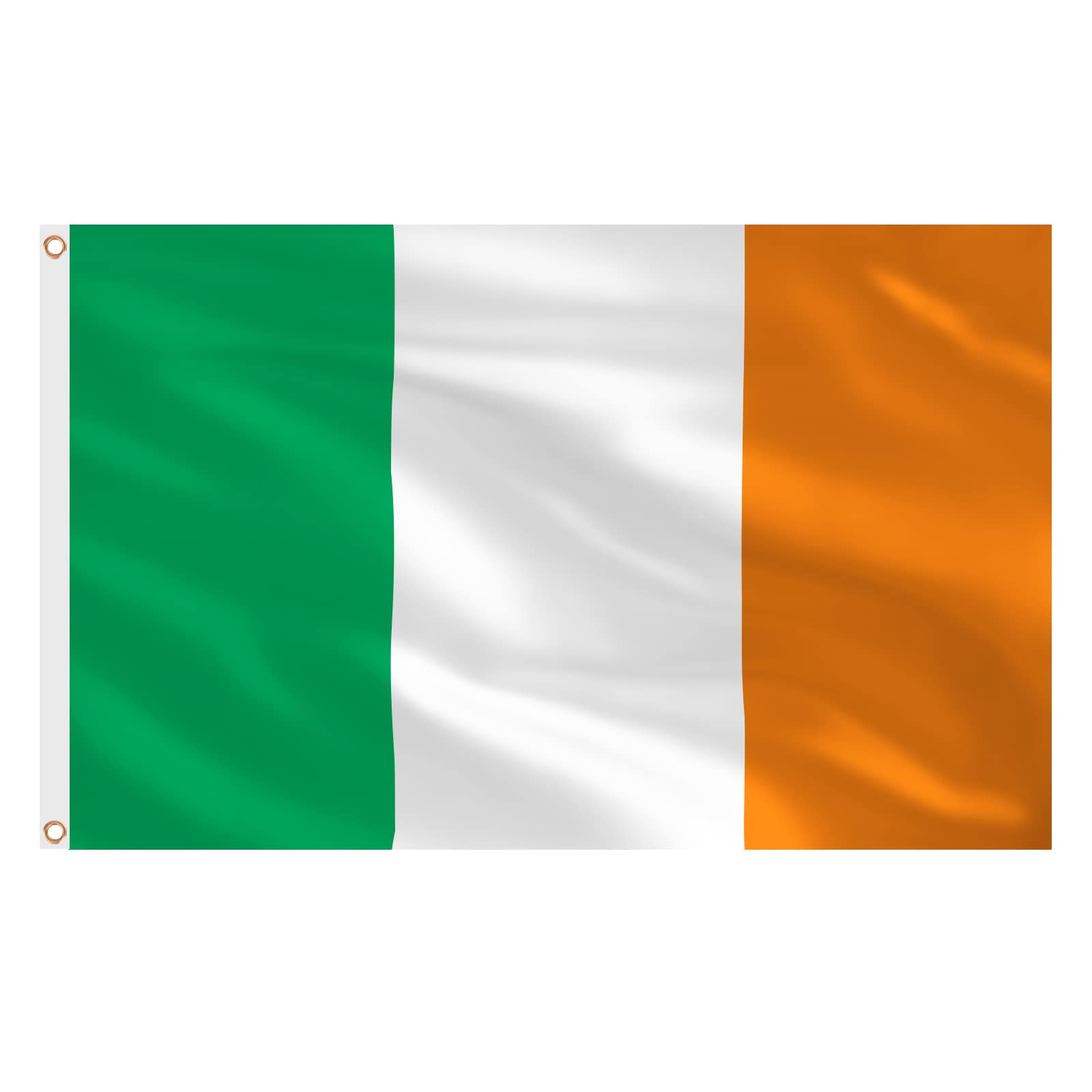 AhfuLife 4pcs Ireland Flag 150×90cm Ireland Flag Double Sided with Brass Eyelets