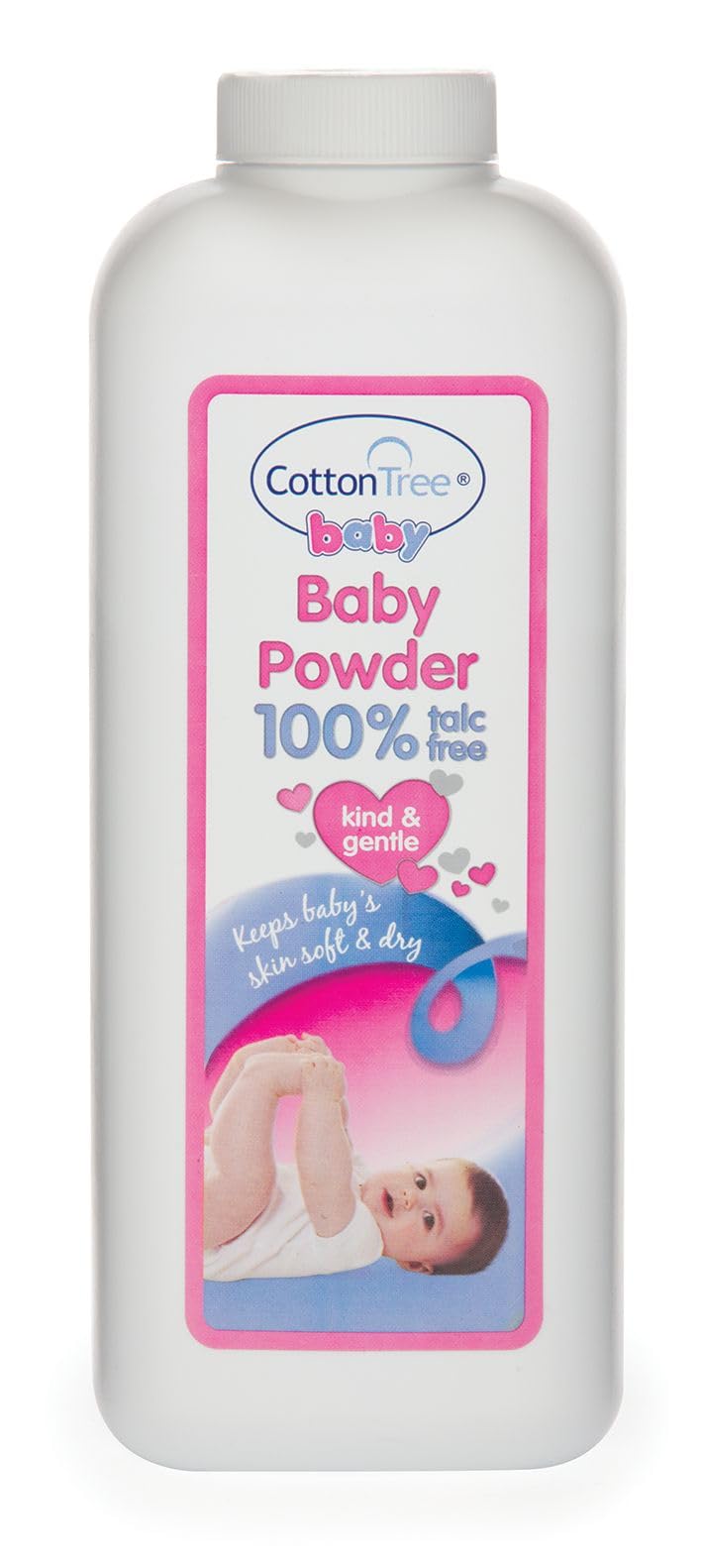 Cotton Tree Baby Powder - 100% Talc Free | Keeps Babies Skin Soft & Dry - Use Af