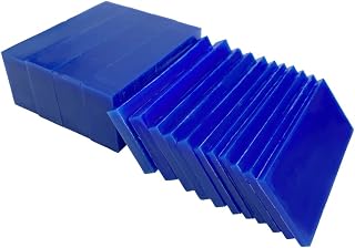 Carving Wax Block Lost Wax Casting Jewelry Molding Tool Mold Sculpting 1 Pound (Blue Wax Slices)