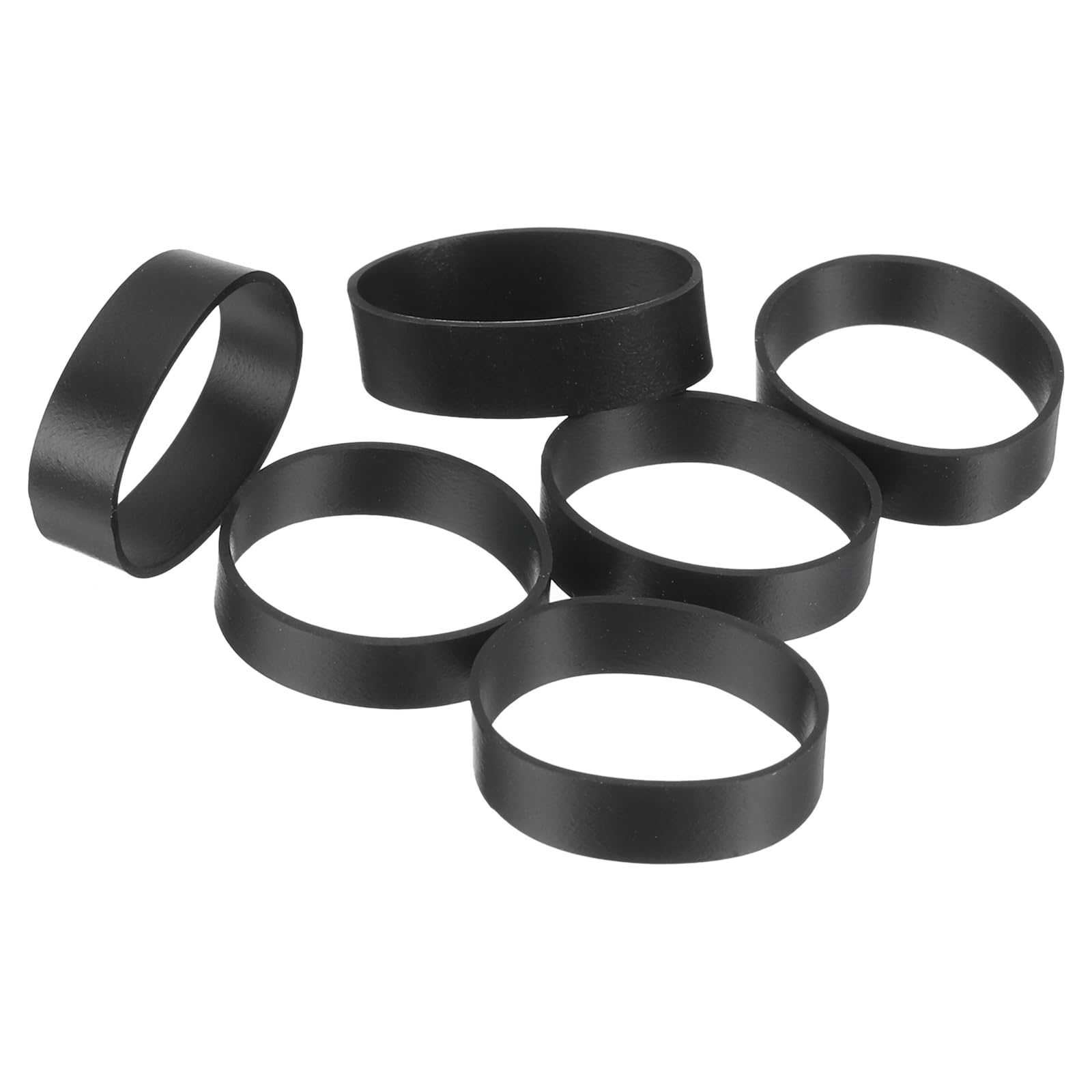 100 Pcs Silicone Rubber Bands 15 x 5 mm Strong Non-Slip Cable Ties for Cord Wrap