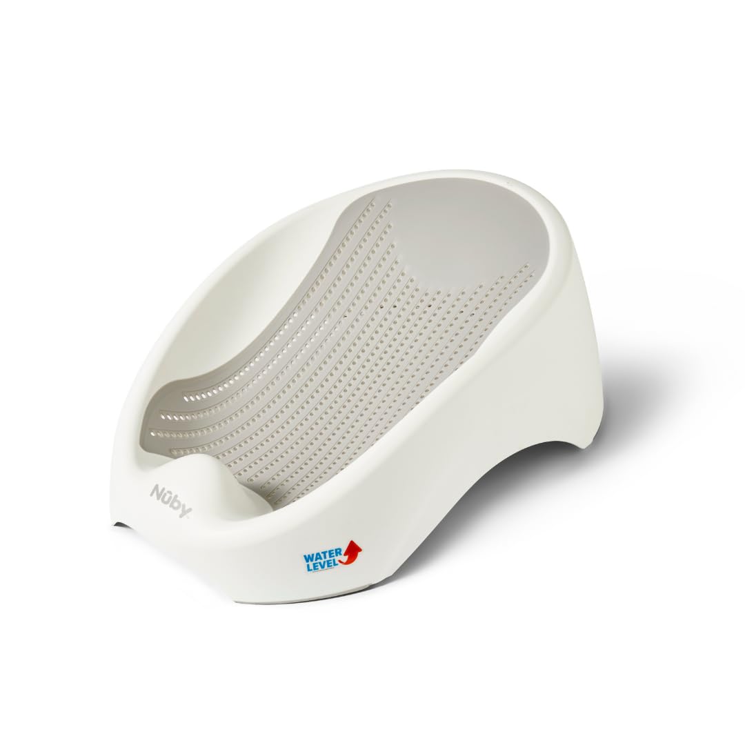 Nuby Newborn Baby Bath Support - Ergonomic Design | Lightweight and Portable | A