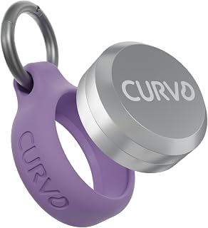 CURVD Premium Carrying Case - Durable Travel Keychain Container, Small Waterproof Holder for Earplugs, Pills, Coins Compatible with Loop, Eargasm & Vibes, or Compact Mini Purse Pill Box Container