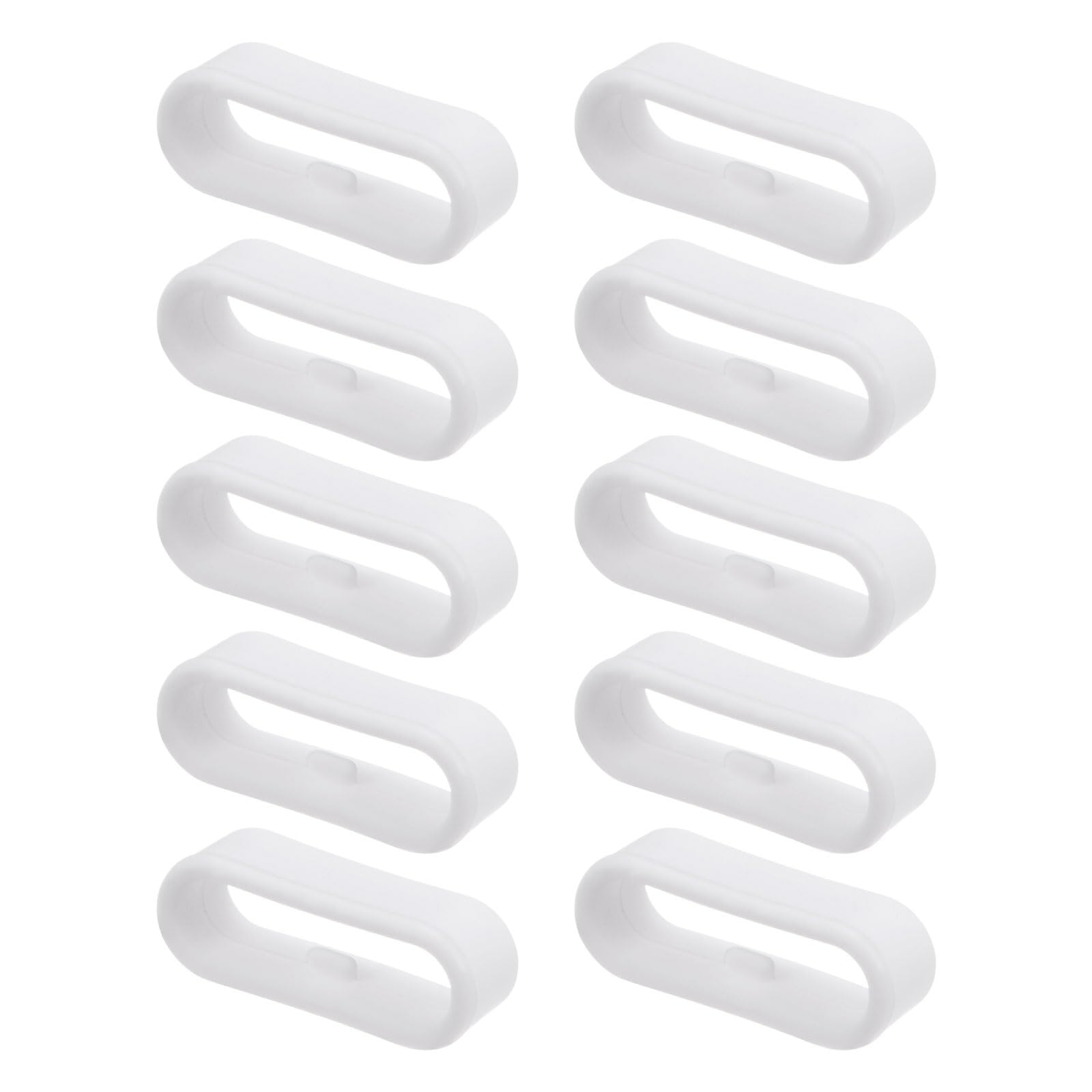 HARFINGTON Watch Band Strap Loops Silicone Replacement Fastener Rings Silicone W