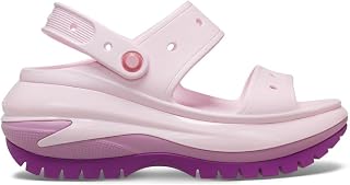 Crocs Unisex Classic Mega Crush Platform Sandals Wedge Sandals