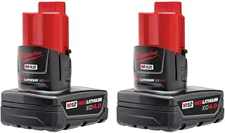 Milwaukee M12 12-Volt Lithium-Ion XC Extended Capacity 4.0 Ah Battery Pack (2-Pack)