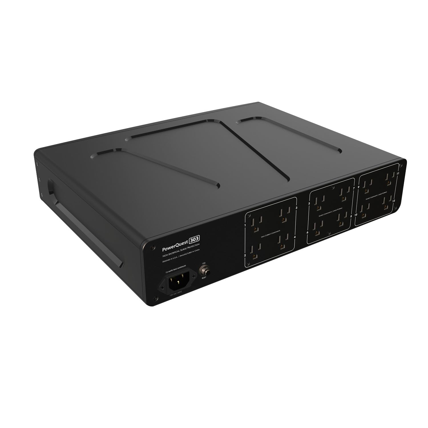 AudioQuest PowerQuest 303 12-Outlet Power Conditioner & Non-Sacrificial Surge Pr