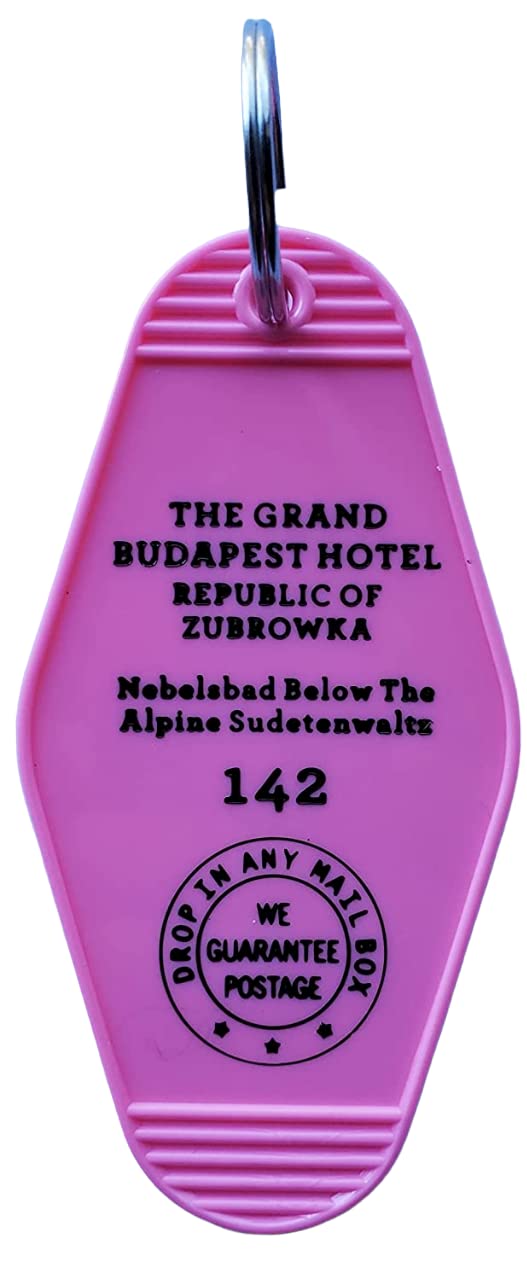 The Grand Budapest Pink/Black Hotel Room 142 Republic of Zubrowka GBH Inspired K