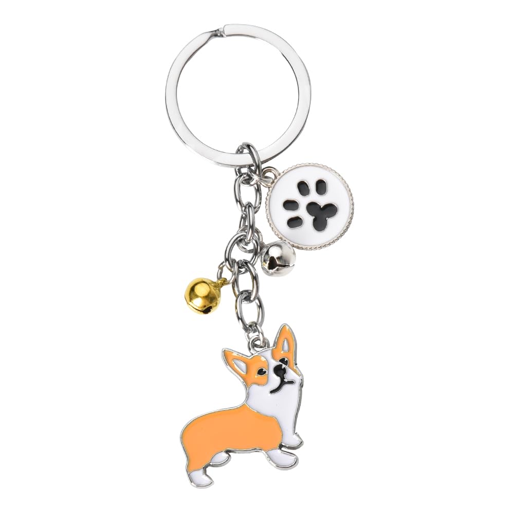 pet dog keychain charm ring veterinarian pet owner gift birthday christmas puppy