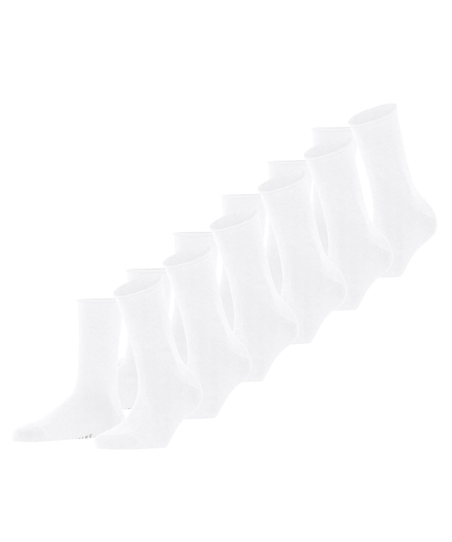 FALKE Women's Happy 6-Pack Socks Breathable Cotton Reinforced Cuffs Extra Soft S