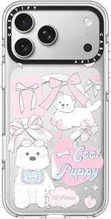 CASETiFY Impact Clear iPhone 17 Pro Max Case [Anti-Yellowing / Clear Transparent / MagSafe Compatible] - Ribbon Puppy - Clear