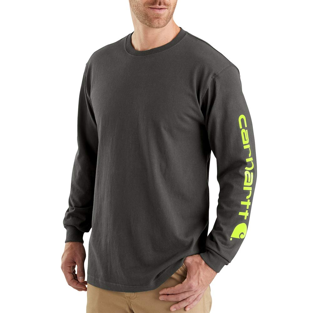 Carhartt Herren Signature Sleeve Logo Langarm T-Shirt T-Shirt (1er Pack)