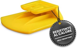 Generico Car Telepass Holder Compatible with Telepass® and MooneyGo® Universal Windshield or Dashboard Clip, Removable and Non-Slip Fixing - 6 Colours Available (Yellow)