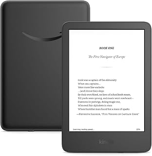 Like-New Amazon Kindle 16 GB (2024 model) - Light and compact, with fast page turns, and high contrast ratio - Black
