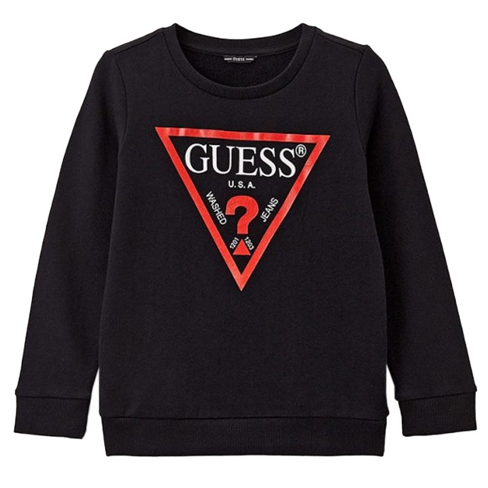 Guess Sweat Noir Garçon GUESS Tracksuit Jersey for Children and Boys (Pack of 1)