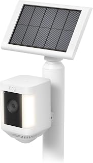 Ring Stake Mount for Cameras and Solar Panels, White