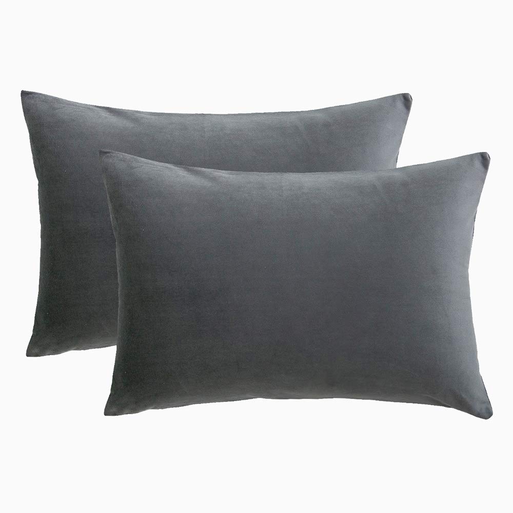 RainRoad Decorative Velvet Throw Pillow Case Cushion Cover for Sofa Couch Bed Ch