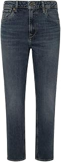 Pepe Jeans Women's HIGH-Rise Tapered Jeans Violet