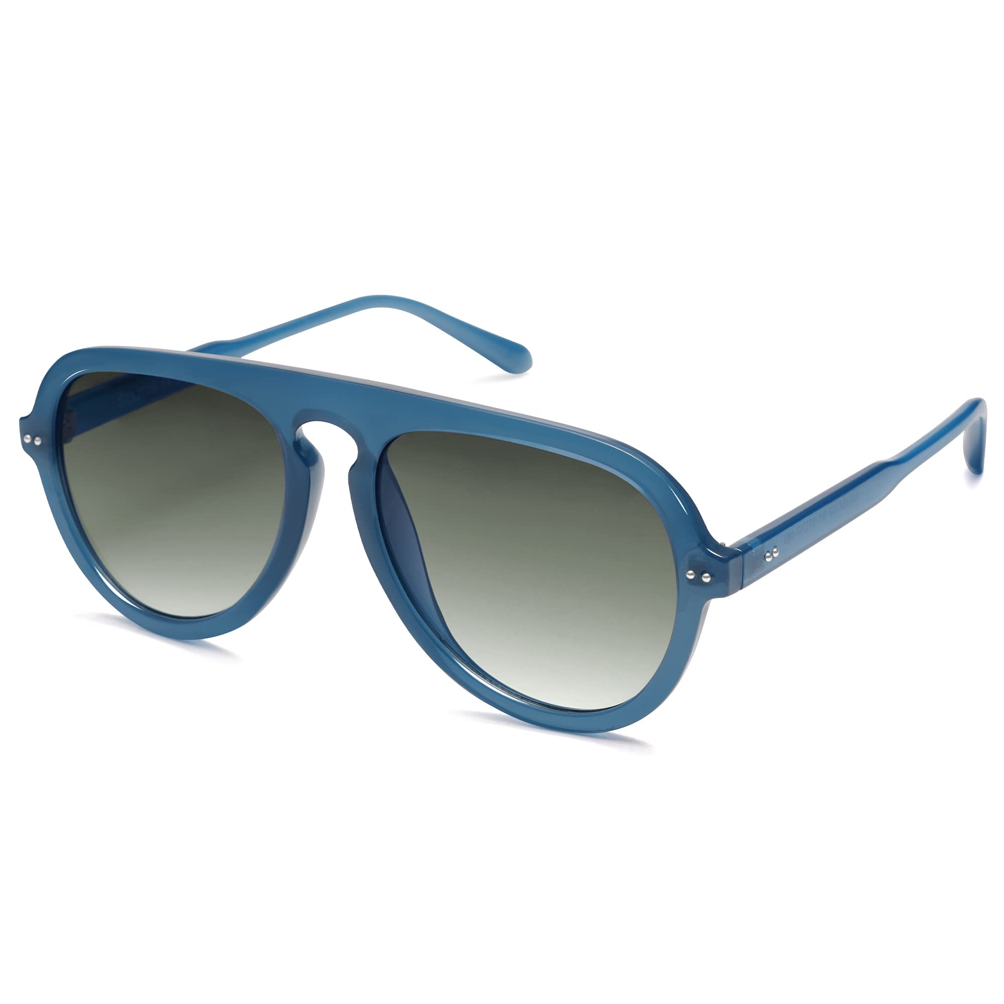 SOJOS SJ2255 Retro Large Aviator Sunglasses Women Men Vintage Plastic Fashion UV