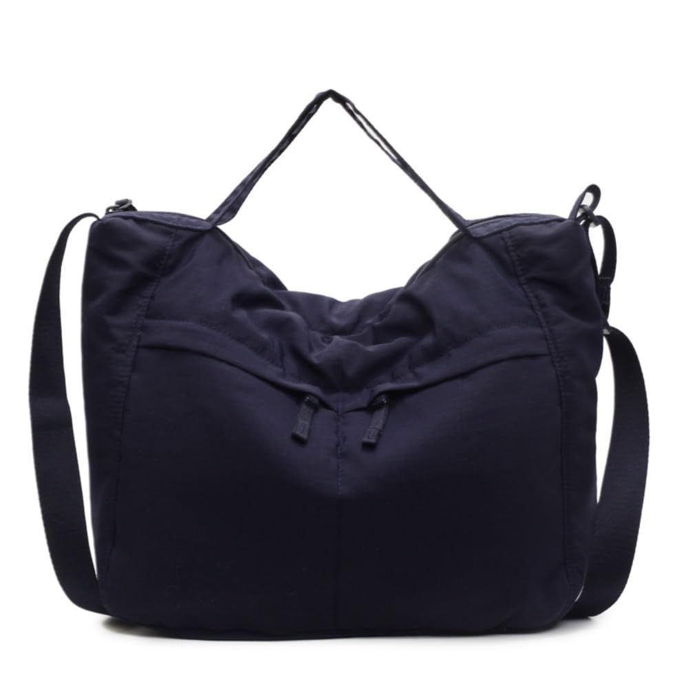 Nylon Shoulder Bag Large Capacity Vintage Casual Handbag Teen Women Shoulder Bag