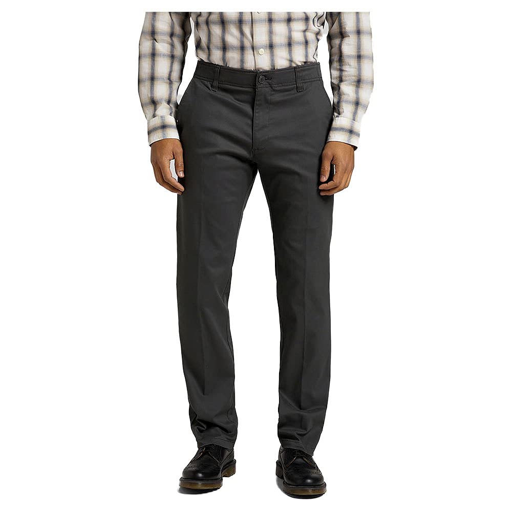 Lee - Extreme Motion Flat Front Slim Straight Pant, Men's Casual Trousers