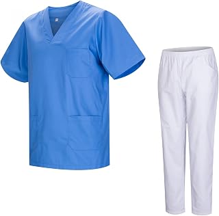 MISEMIYA Unisex Sanitary Uniform KZ-817-8312-WHITE