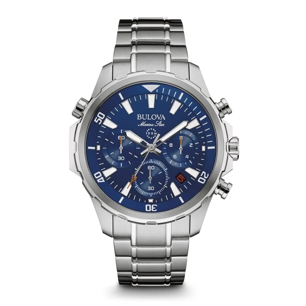 Bulova Men's Analogue Quartz Watch with Stainless Steel Strap 96B256