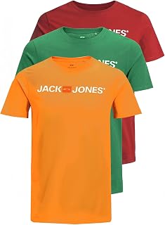 JACK & JONES T-Shirt 3-Pack Logo O-Neck T-Shirt