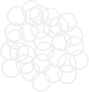 Uxcell - Juntas tóricas de silicona de 19 mm de diámetro interior, 16 mm de ancho, 1,5 mm de ancho, 30 unidades