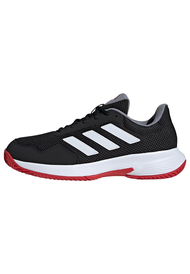 adidas Gamecourt Lite Unisex Adult Trainers, Core Black Cloud White Better Scarl